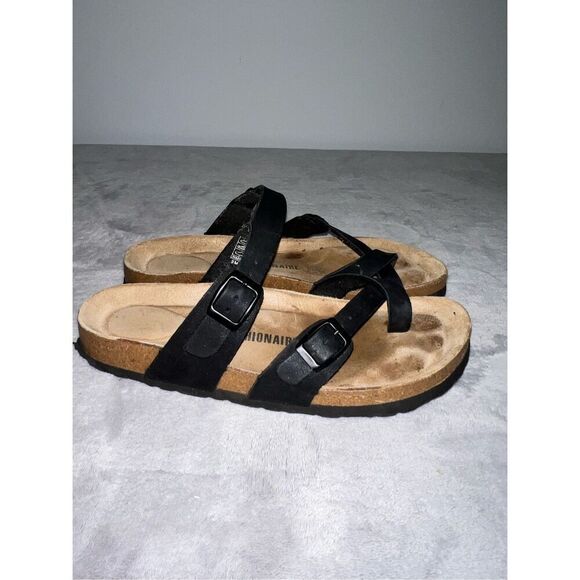 Women’s Strappy Cushionaire Slip On Sandals 9 - Picture 1 of 7